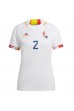 Belgia Toby Alderweireld #2 Fotballdrakt Borte Klær Dame VM 2022 Korte ermer